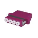 Adaptador QxLC/PC - QxLC/PC Zirconia Multimodo OM4 (Violeta)