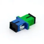 Adaptador SC/APC - SC/APC Bicolor Verde/azul Zirconia Singlemodo