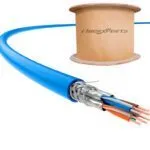 Cabo S/FTP CAT7 4P Cu LSZH Classe CPR Dca Interior Cor Azul 500 Mts.