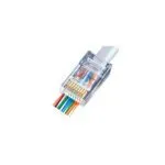 Ficha Cravar RJ45 UTP CAT6A EZ Passagem