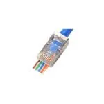 Ficha Cravar RJ45 FTP CAT6A EZ Passagem