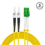 Jumper 2ST/APC - 2LC/APC Singlemodo G652D, 3 Mts.
