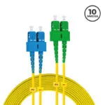 Jumper 2SC/UPC - 2SC/APC Singlemodo G652D, 10 Mts.