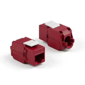 Módulo Keystone UTP CAT6 Tool Free (Vermelho)