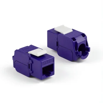Módulo Keystone UTP CAT6 Tool Free (Violeta)