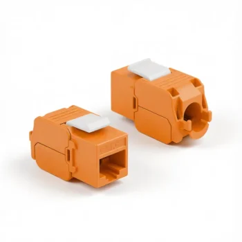 Módulo Keystone UTP CAT6 Tool Free (Laranja)