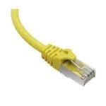 Patch Cord S/FTP Cat6A Cu Amarelo LSZH 7.5 Mt.