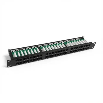 Patch Panel UTP CAT6 Krone 48 Portas RJ45 19" 1U