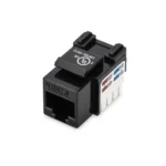 Módulo Keystone Jack Cat.6, LSA Preto