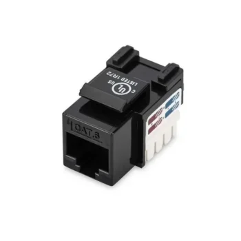 Módulo Keystone Jack Cat.6, LSA Preto