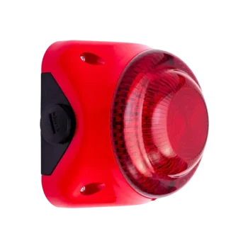 Sinalizador visual endereçável de parede para exterior com isolador