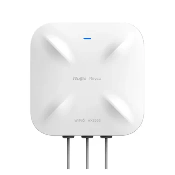 ACCESS POINT OUTDOOR IP68 REYEE RG-RAP6260(H) AX6000 WiFi6 2.4GHz/5GHz SFP PAREDE GIGABIT