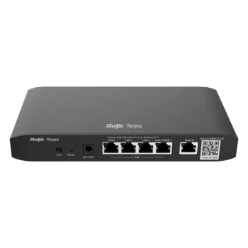 ROUTER PoE+ REYEE RG-EG105G-P-V3 GESTÃO CLOUD POE 4P DOWN + 1P UP  54W GIGABIT