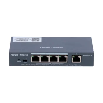 SWITCH PoE+ REYEE RG-ES205GC-P 4P DOWNLINK + 1P UPLINK 54W GIGABIT