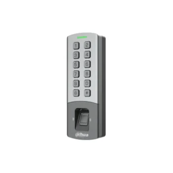 Terminal Dahua Standalone OSDP Liga Zinco Onvif Cartão/Pin/Imp. Digital IP65 IK08 Wifi P2P 13.56MHz