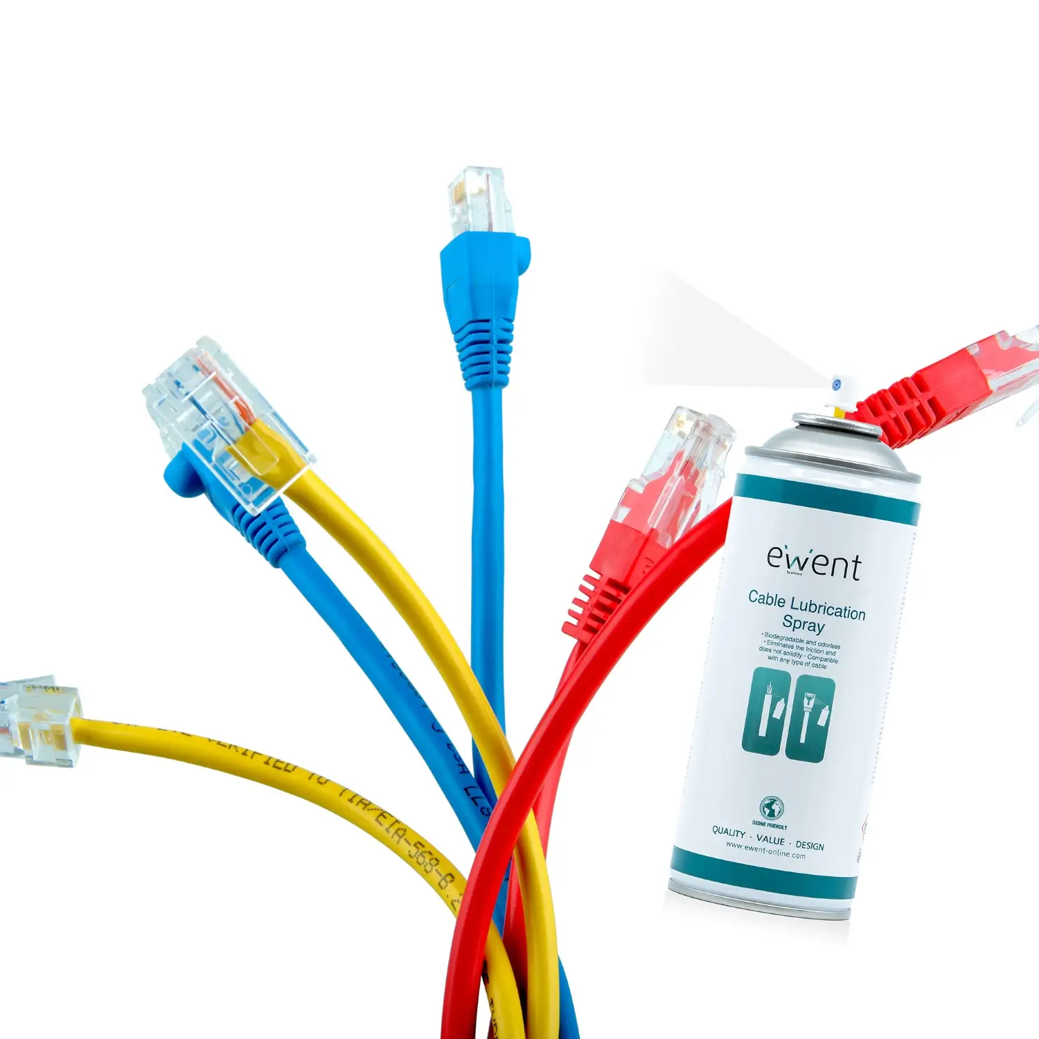 ewent-eminent-ew5618-671289098 Spray Lubrificante Passagem de Cabos 400ml