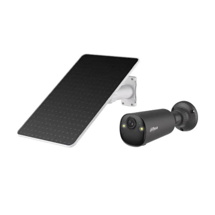 soalr1 Kit Solar composto por Câmara IP Bullet de 8MP Wifi com Bateria e Painel Solar