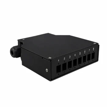 CAIXA CALHA DIN FX-130 8SC (PRETO)