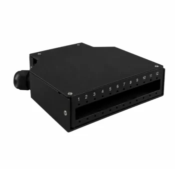 Caixa Calha DIN FX-130 12SC (Preto)