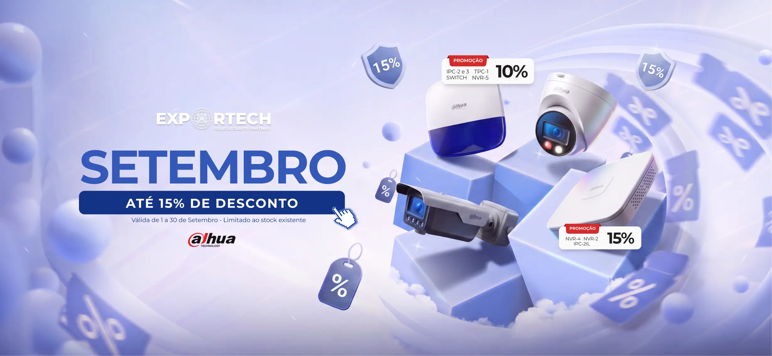 promoçao dahua 15%