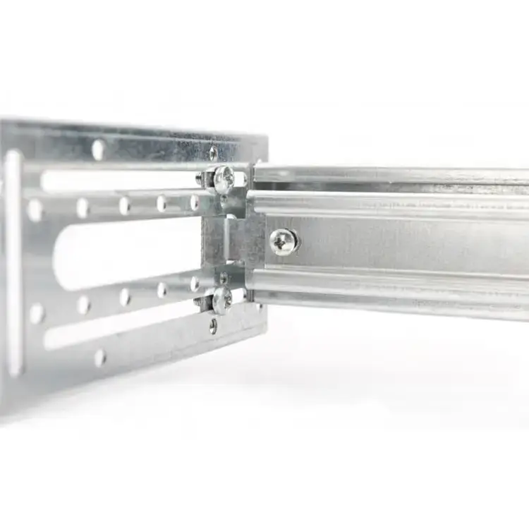 pap4 Suporte de Calha DIN 19" 4U Galvanizado – Digitus DN-19-DIN-4U (178x483x223 mm)