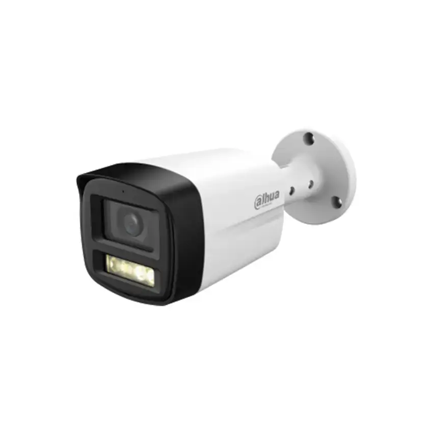 refwdcs1 Câmara HDCVI Dahua 5MP Smart Dual Light+ IR40m 2.8mm IP67 Áudio Bidireccional